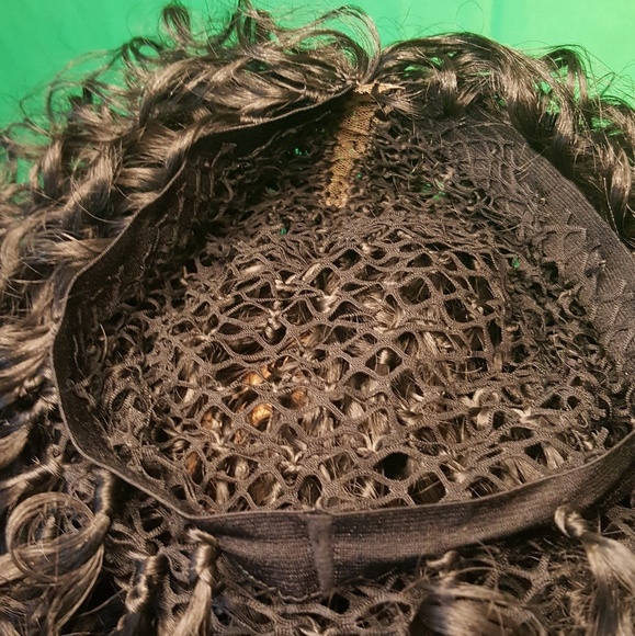 New Hand-made Presto Curl Crochet Wig w/lace part Color #1b - Picture 3 of 5
